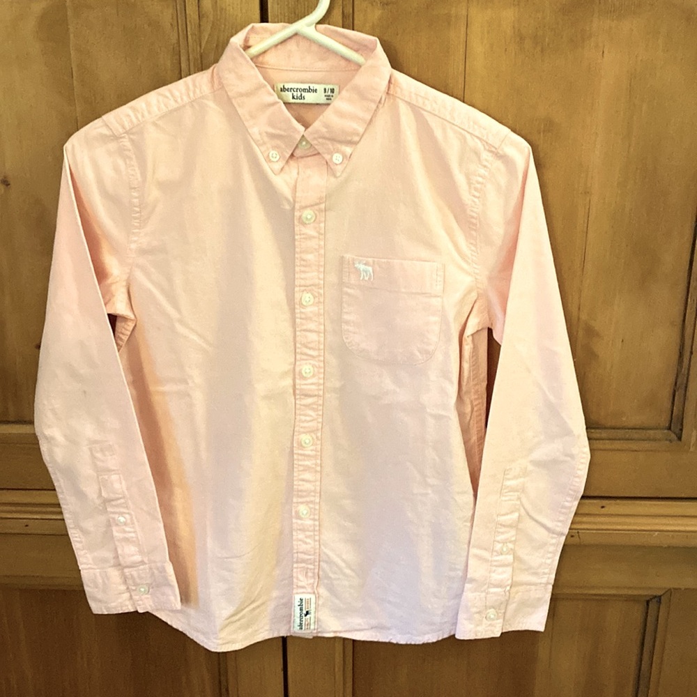 Abercrombie Kids size 9/10 pink button down shirt